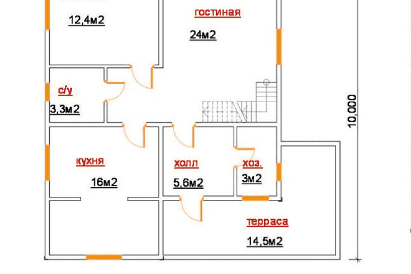 Дом 8х10 К2П30
