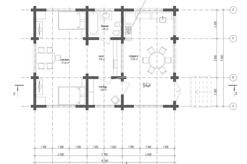 Дачный дом 2236 Дачный дом 2236