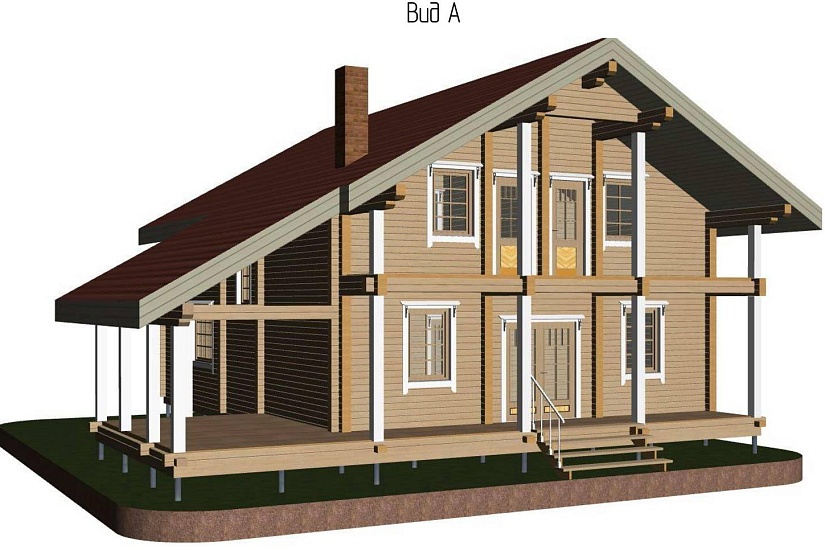 Дом-брус150х150-12900х14000-1,5эт-АР