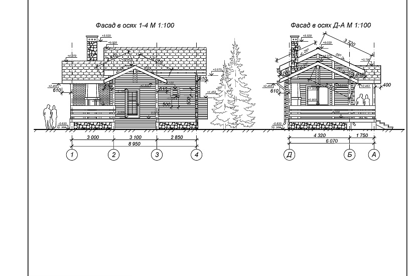 Баня из бруса №829 Баня из бруса №829