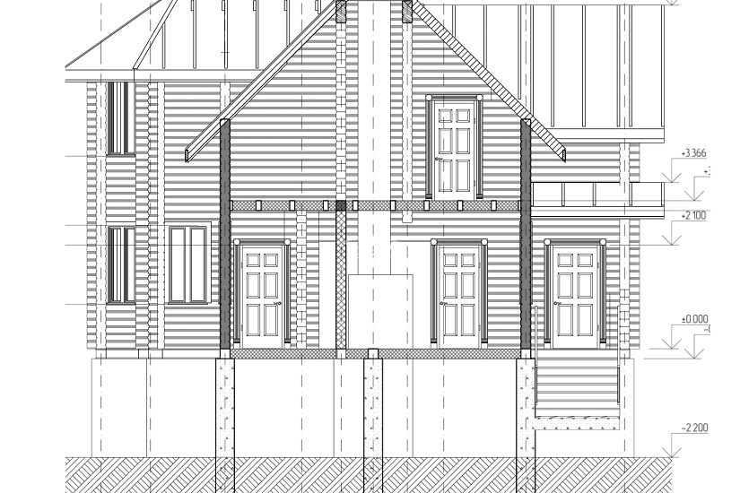 Жилой дом с эркером 2259