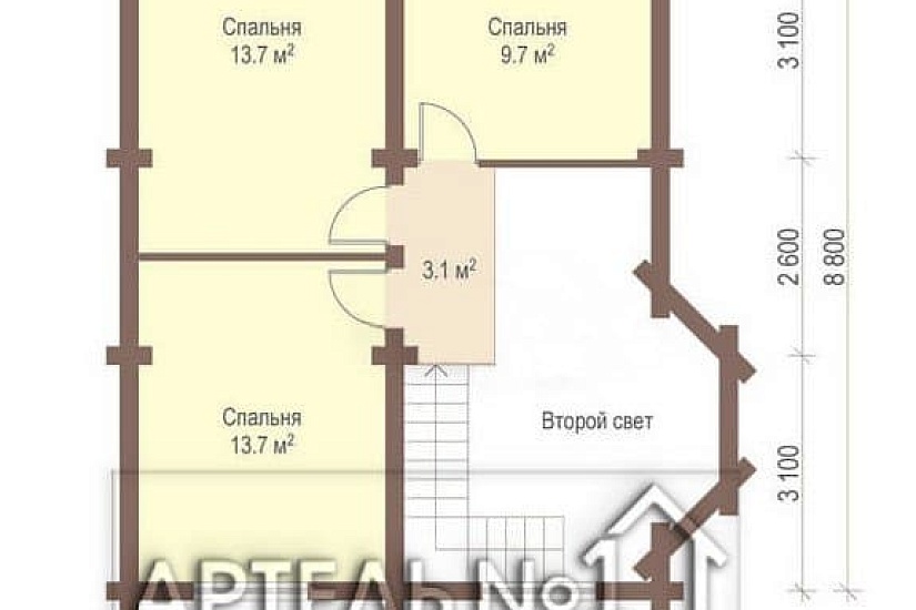 ПРОЕКТ: ДОМ СКАЗКА 150