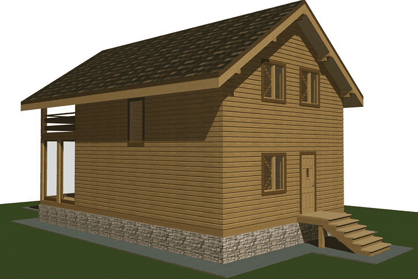 Дом-брус200х150мм-11000х70000мм-1,5эт-АР Дом-брус200х150мм-11000х70000мм-1,5эт-АР