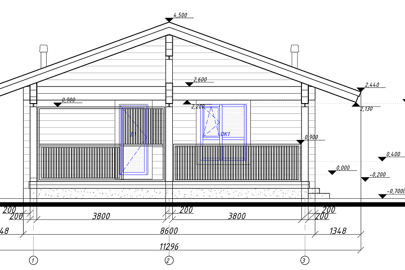 Баня-брус200х200мм-8000х14000мм-1эт-АР Баня-брус200х200мм-8000х14000мм-1эт-АР