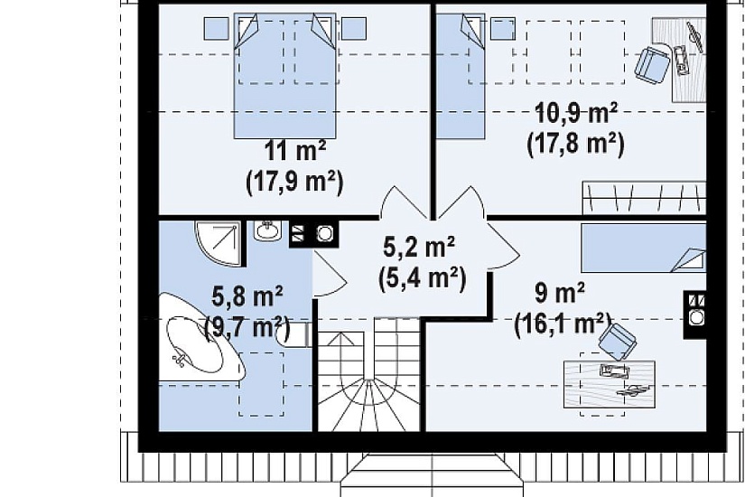 ДОМ ИЗ ГАЗОБЕТОНА ГД-113а