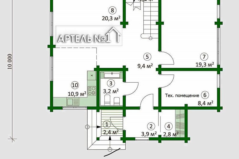 ПРОЕКТ: ДОМ СКАЗКА 60
