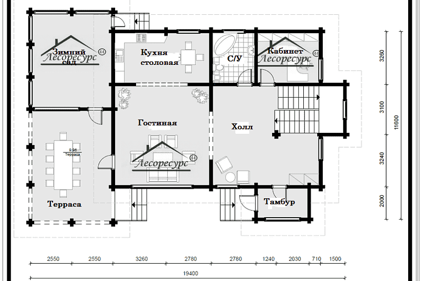 ПРОЕКТ ДОМА "ЧУДЕСНЫЙ"