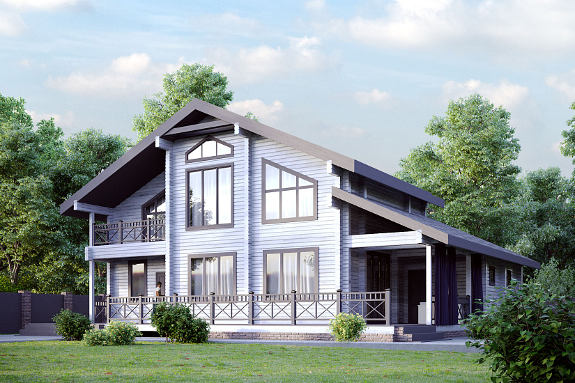 Проект дома из бруса №995 РП