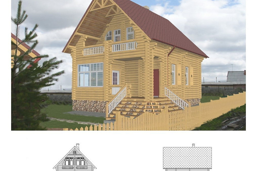 Жилой коттедж №18