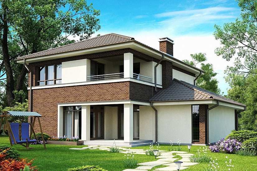 Каркасный дом КД-163