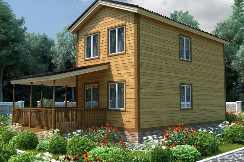 ДОМ ИЗ БРУСА ДБр-115