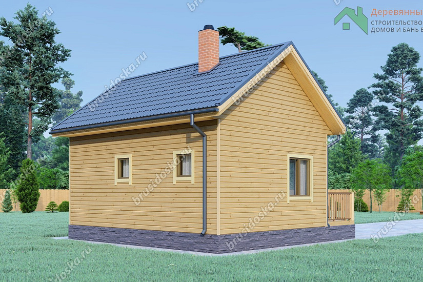 Баня 7х7 из бруса Баня 7х7 из бруса