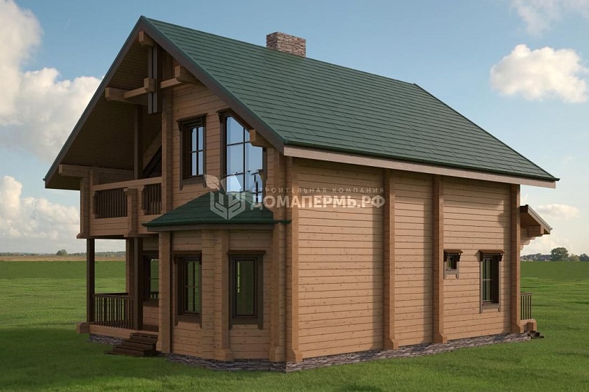 Дом из клееного бруса КБ-179
