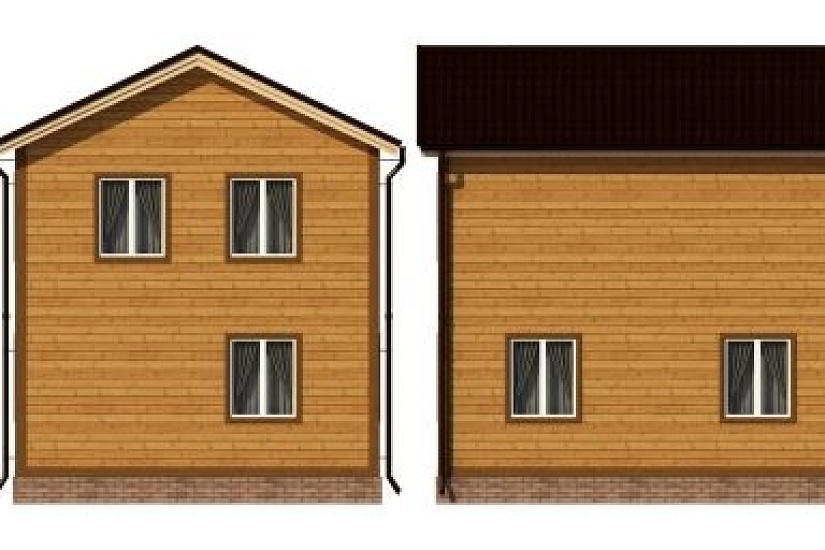 ДОМ ИЗ БРУСА ДБр-90б