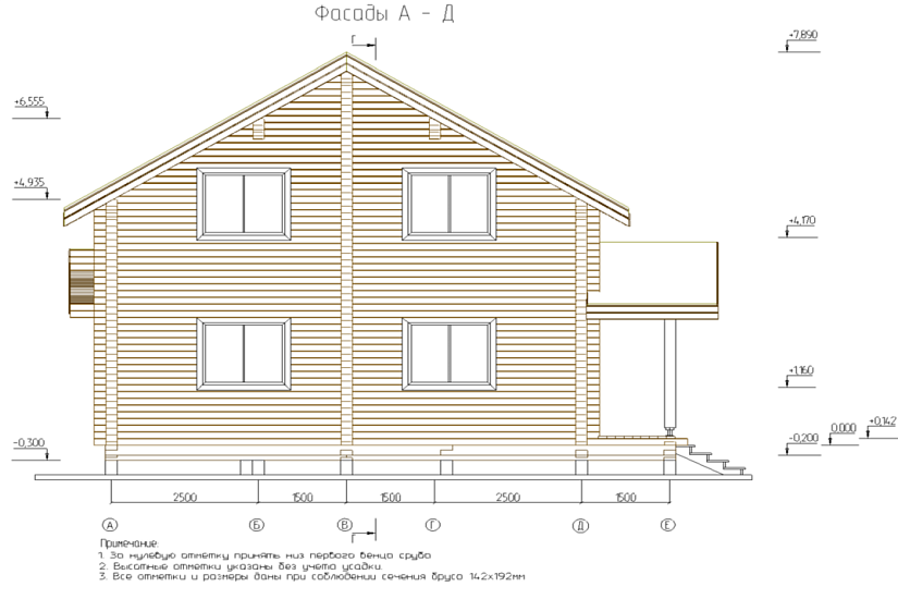 Дом-брус-2этажа-9500х12000-АР-КД