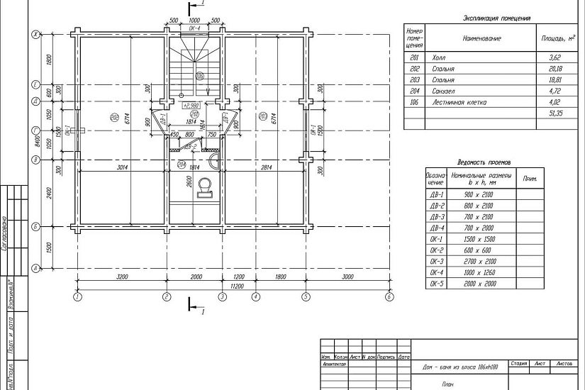 Дом-баня из профилированного бруса
