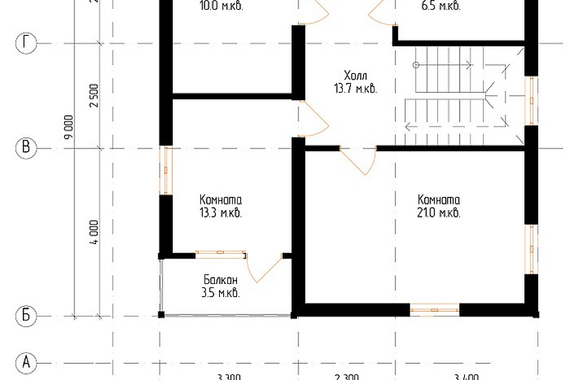 Брусовой дом №4