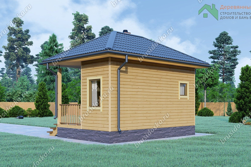 Баня 4х6 из бруса Баня 4х6 из бруса