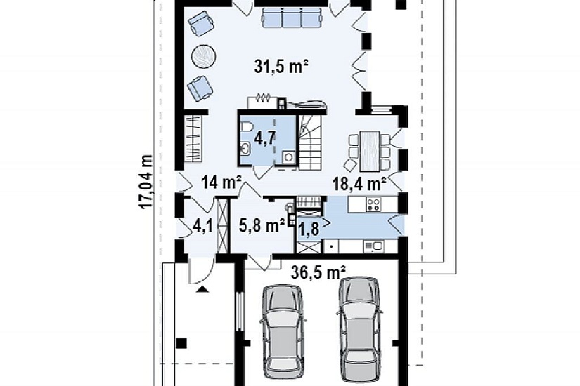 ДОМ ИЗ ГАЗОБЕТОНА ГД-213