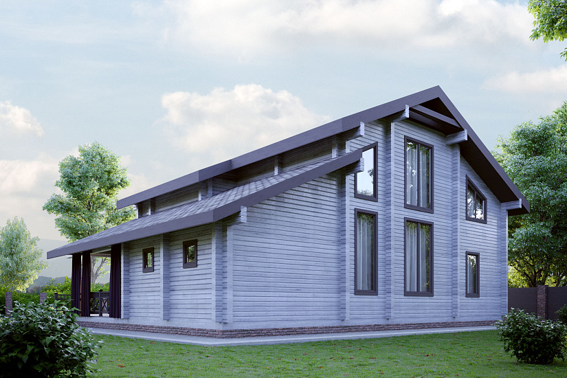 Проект дома из бруса №995 РП