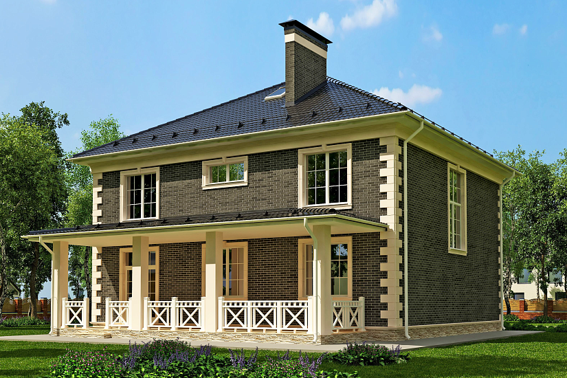 Дом-газосиликатные блоки 400 мм-11900х15300мм-2эт.-АР-РП