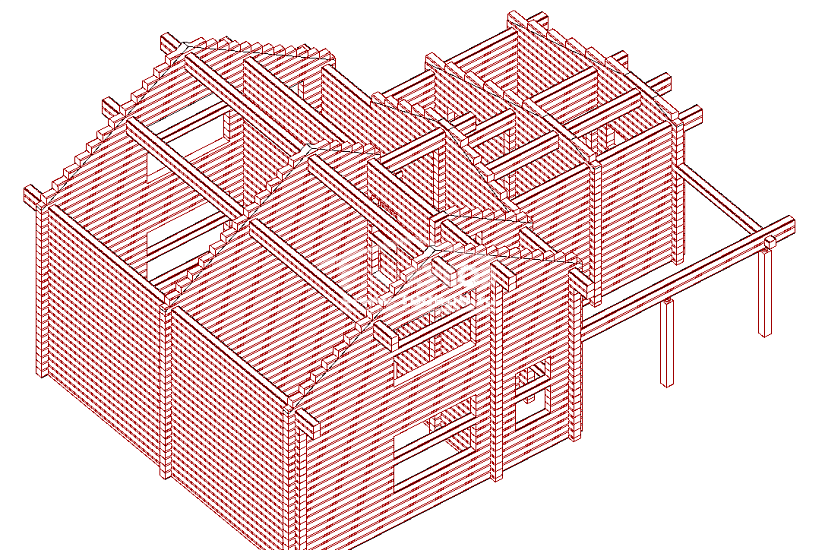 Дом -баня 2404