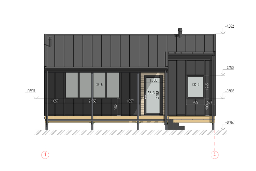 Дом-сип-панели-1этаж-9045х9045-КР