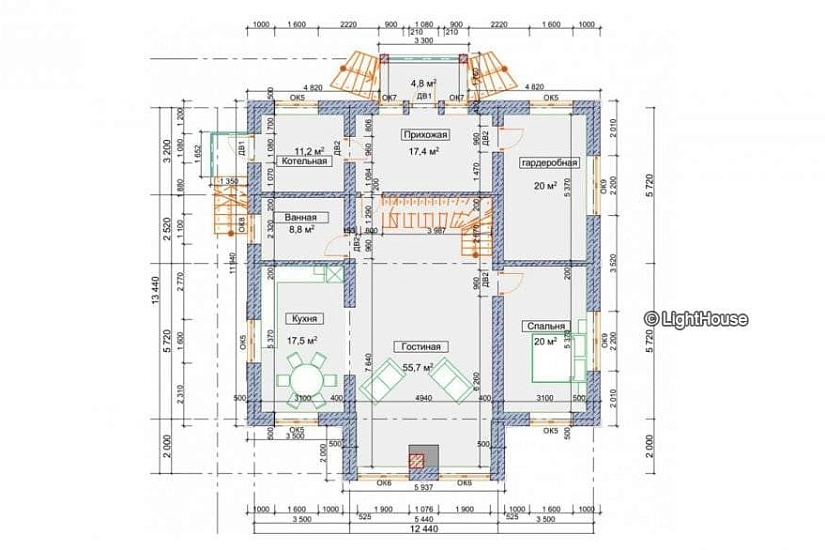 Жилой дом  2555