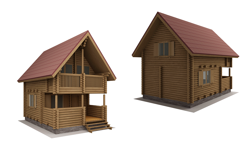 Баня-1,5эт-бревно200мм-8650х5600мм-ЭП