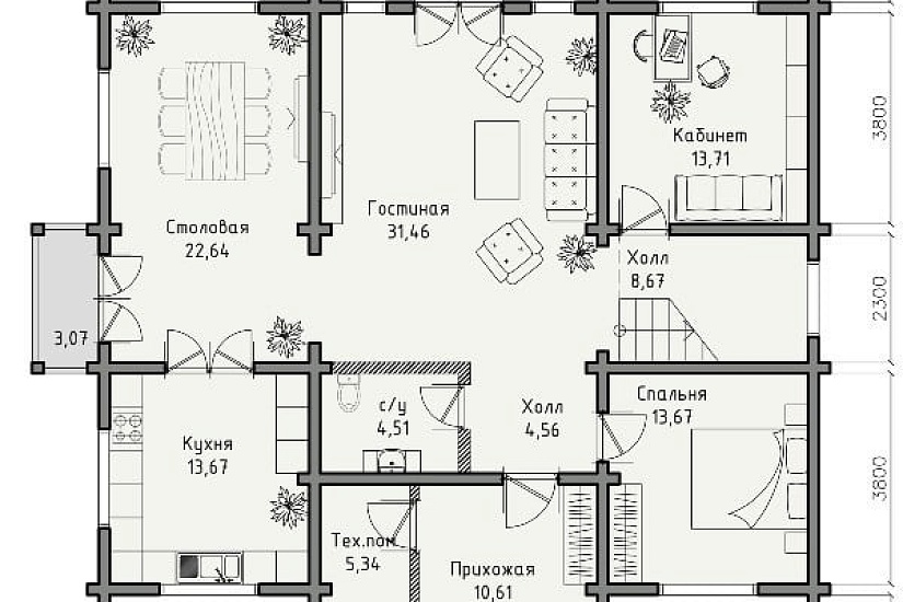 Династия 282 м2 Династия 282 м2