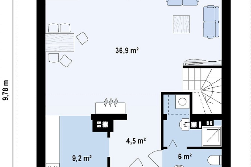 ДОМ ИЗ ГАЗОБЕТОНА ГД-105в