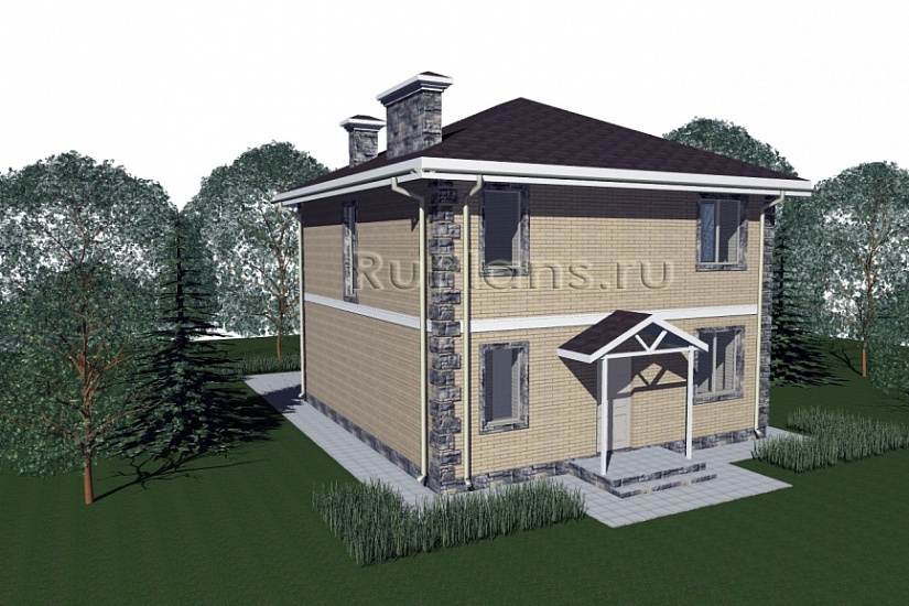 Проект дома 128м²