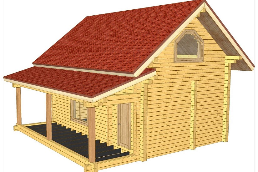 Баня из бруса