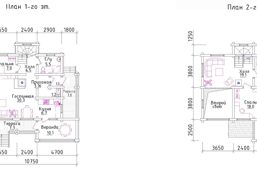 Жилой коттедж №11