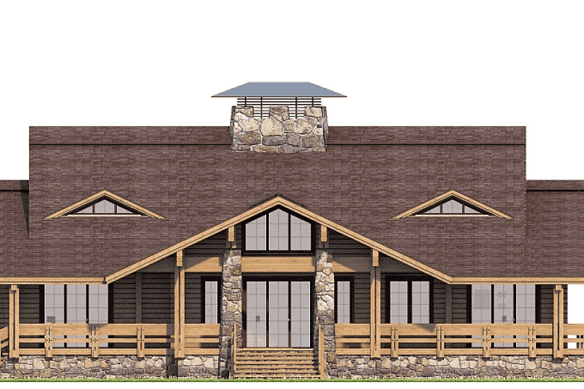 Проект дома "Зеленый шум"