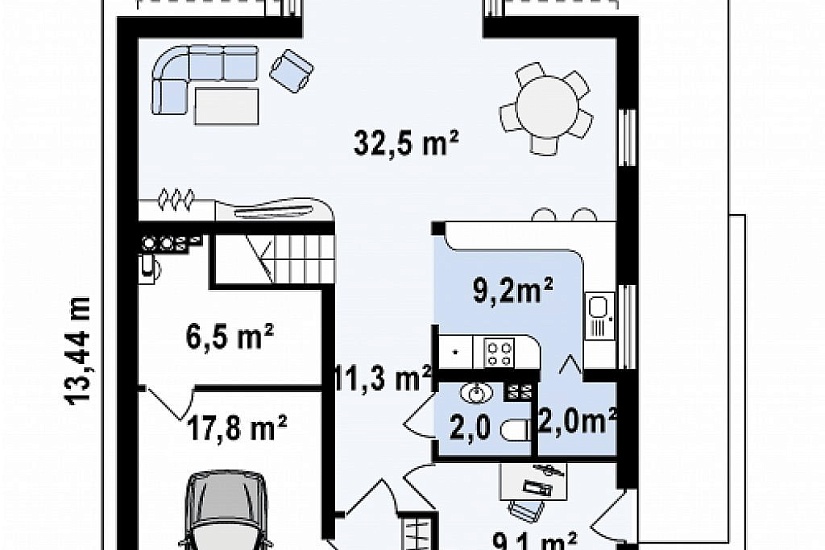 Проект дома Kx44 Проект дома Kx44