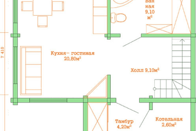 Проект дома "ОХХА"