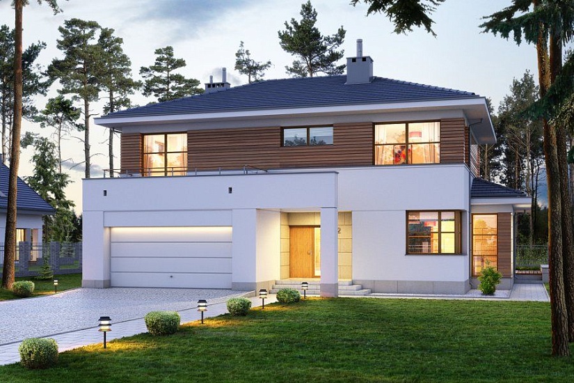 Каркасный дом КД-272-2