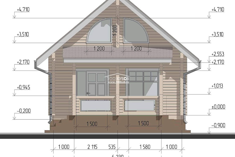 Дачный дом 2239