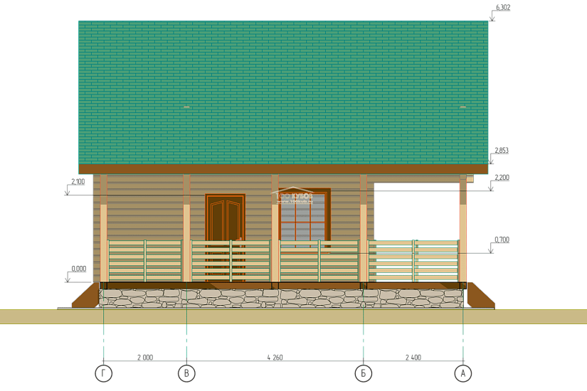 Дачный дом 2247