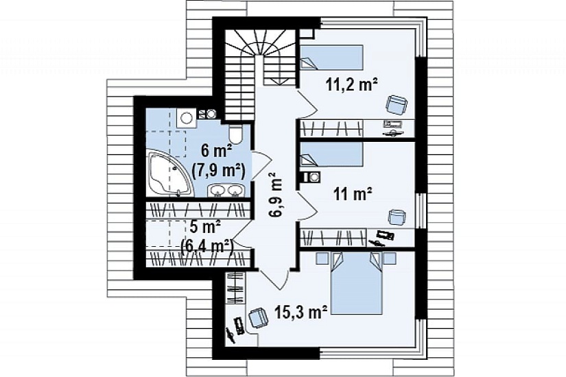 ДОМ ИЗ ГАЗОБЕТОНА ГД-118