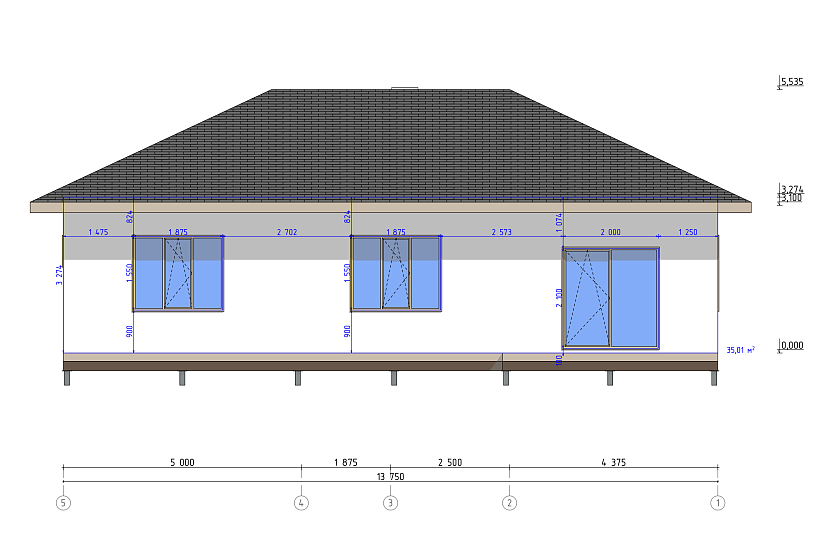 Дом-сип-панели-1этаж-11750х13250-КД Дом-сип-панели-1этаж-11750х13250-КД