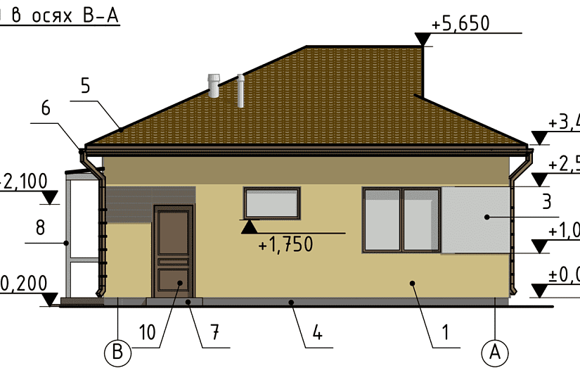 Дом-кирпич-8500х8500мм-1эт-АР-КР