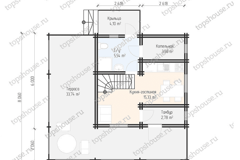 ПРОЕКТ ДОМА «РАНЧО»
