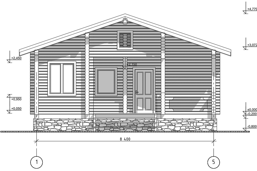 Баня-брус190х140мм-8400х6700м-1этаж-АР