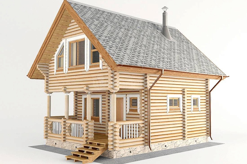 ДОМ-БАНЯ ИЗ БРЕВНА ДБ-82