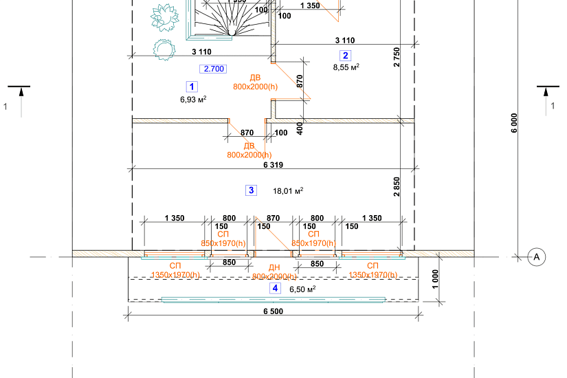 Дом-каркас-9000х6000мм-2 эт.-АР Дом-каркас-9000х6000мм-2 эт.-АР