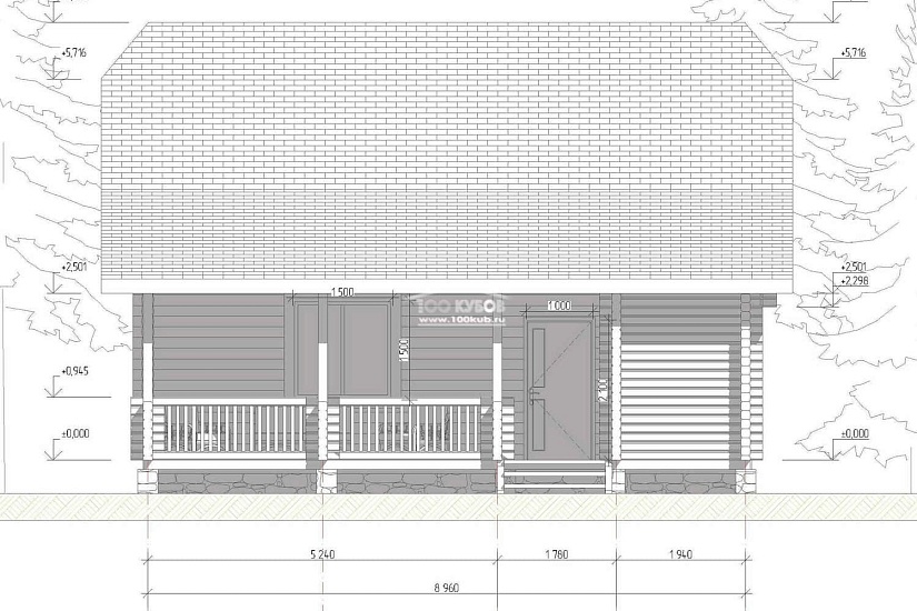 Дачный дом 2240