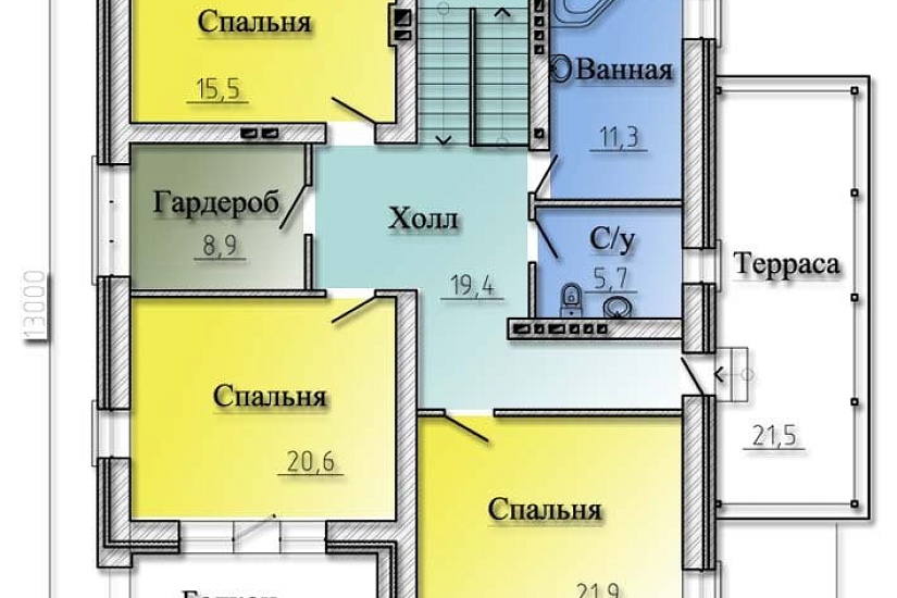 Проект дома 382,5 кв.м.