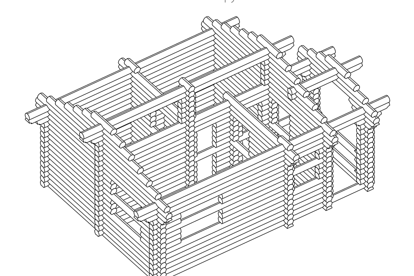 Баня из бревна 220-7,5х5,5-1эт-КР-АР Баня из бревна 220-7,5х5,5-1эт-КР-АР